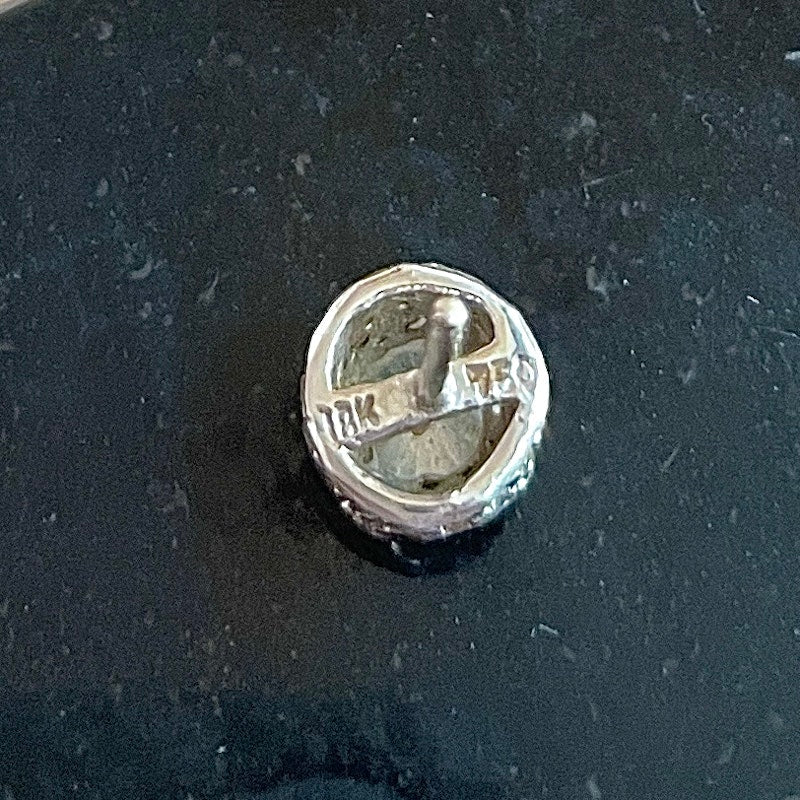 18k White gold Diamond Crown Stud (single)