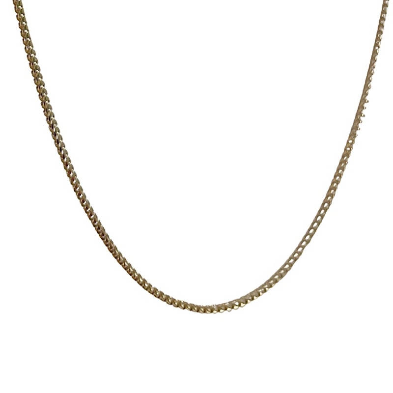 14k Yellow Gold Franco Chain Necklace