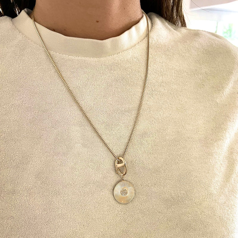 14k Yellow Gold Franco Chain Necklace