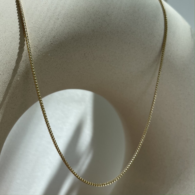 14k Yellow Gold Franco Chain Necklace