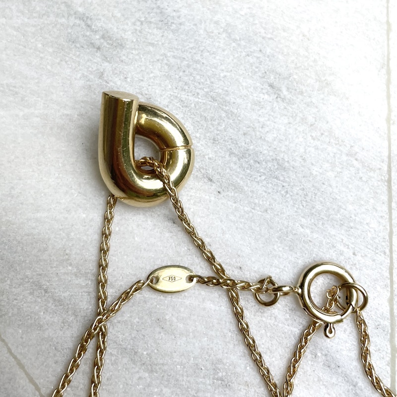 Tabayer Oera Mini 18K Yellow Gold Pendant Necklace
