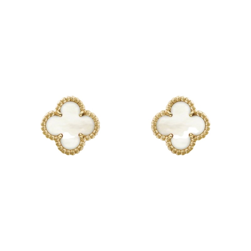 Van Cleef & Arpels Mother of Pearl Sweet Alhambra Earstuds