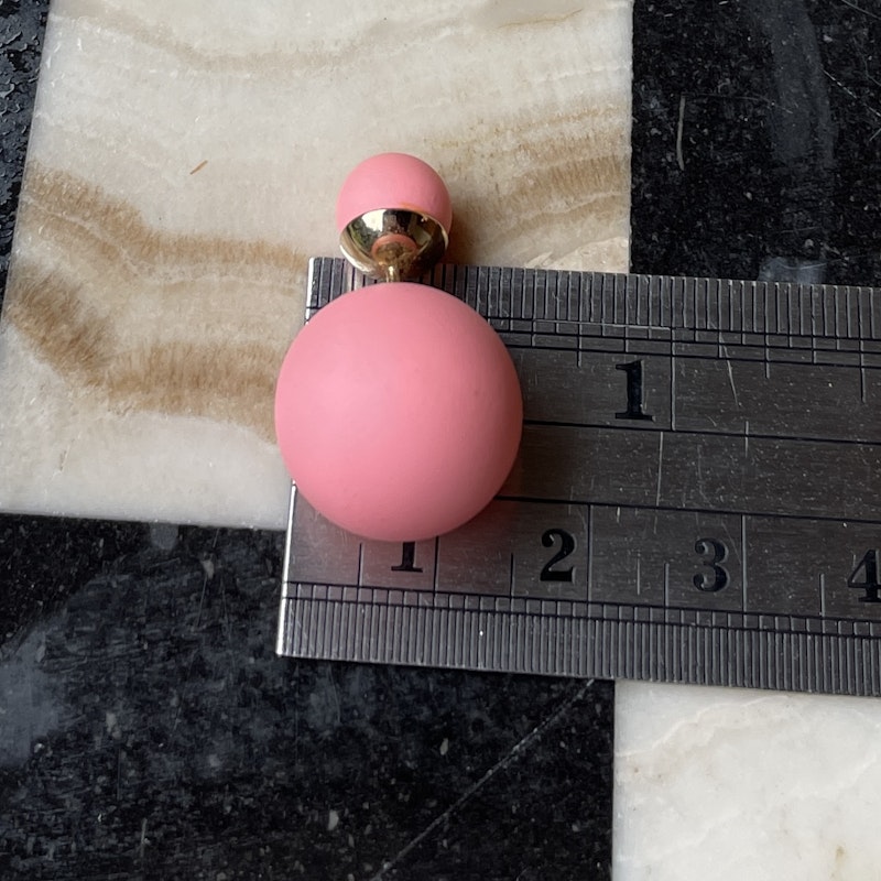 Dior Matte Pink Tribales Earrings