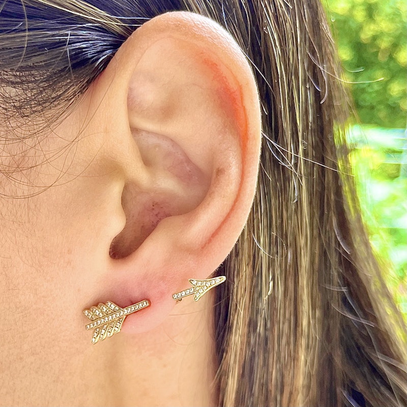 Anita Ko Diamond Arrow Earring Jacket (single)
