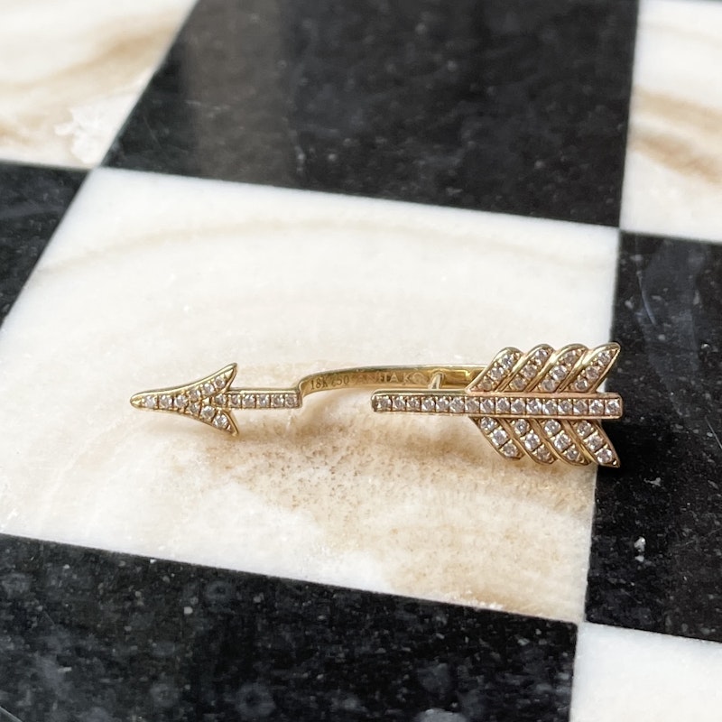 Anita Ko Diamond Arrow Earring Jacket (single)