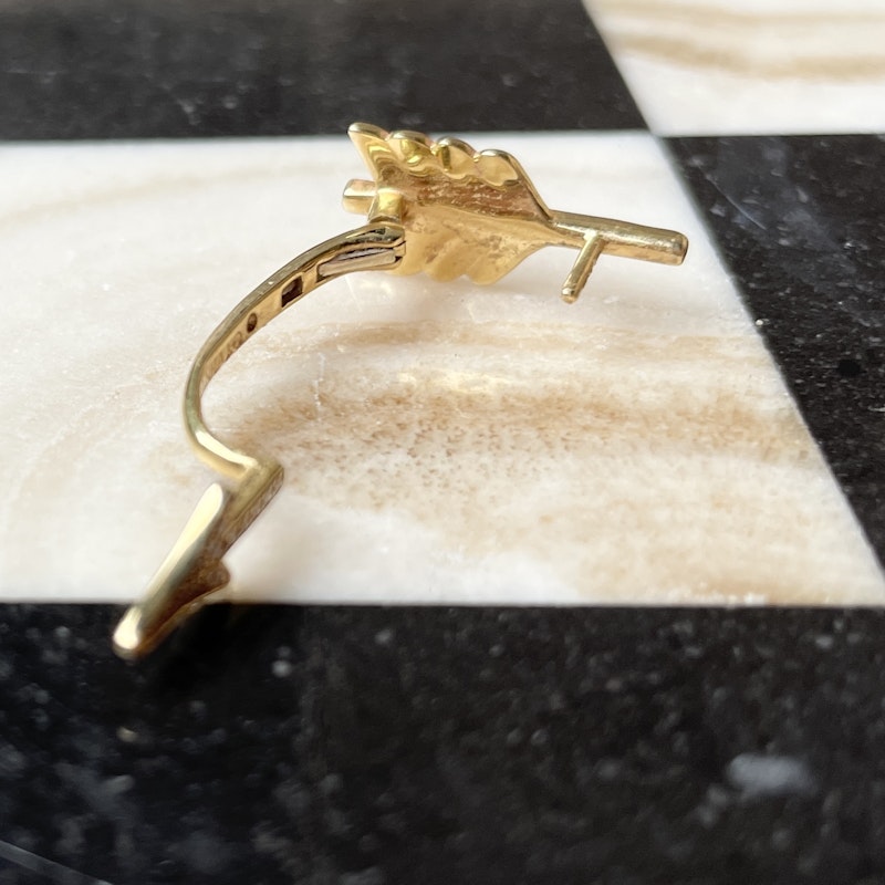 Anita Ko Diamond Arrow Earring Jacket (single)