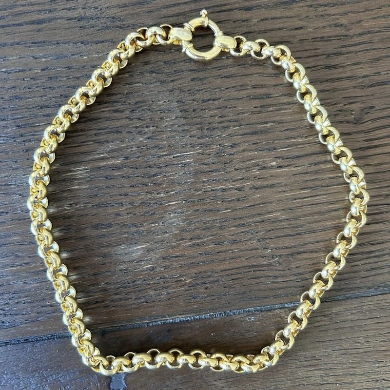 Lionheart Rolo 8mm Link Chain with Sailor Spring Clasp