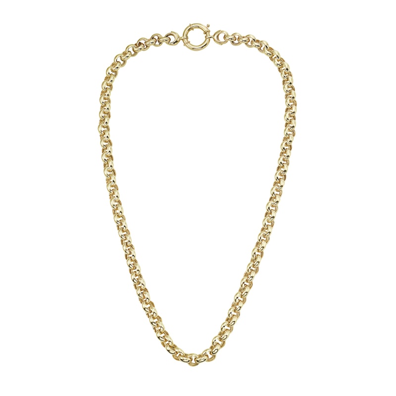 Lionheart Rolo 8mm Link Chain with Sailor Spring Clasp