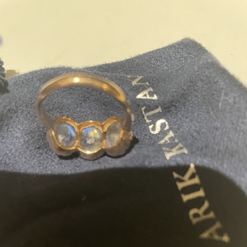 Arik Kastan Trio Moonstone Ring