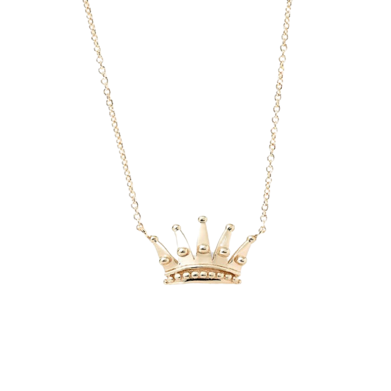 Alison Lou 14k Yellow Gold Queen Necklace