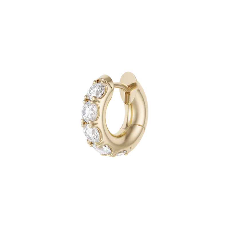 Spinelli Kilcollin 18k Yellow Gold & Diamond Pavé Mini Macro