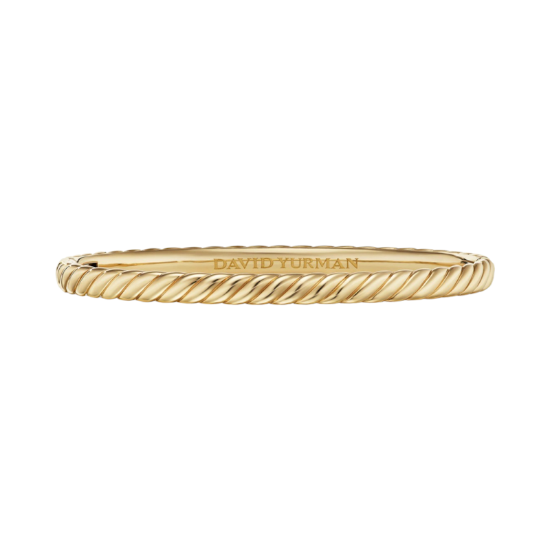 David Yurman Sculpted Cable Bangle Bracelet 4.6mm