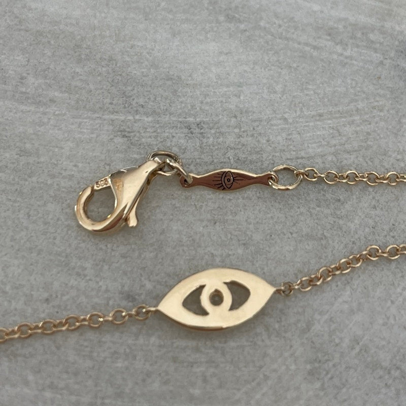 Jacquie Aiche Diamond Evil Eye Anklet