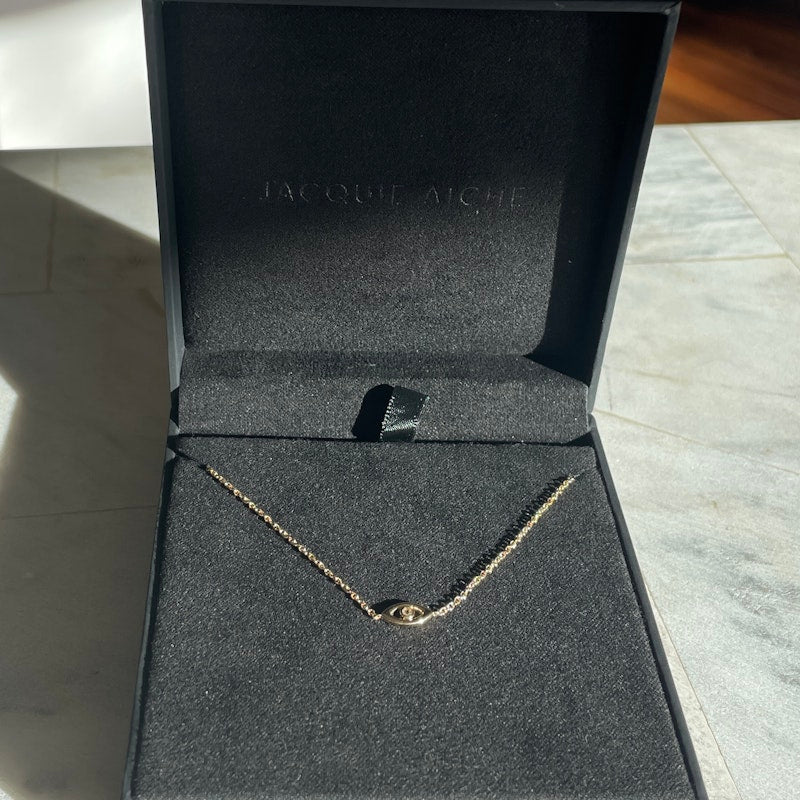 Jacquie Aiche Diamond Evil Eye Anklet