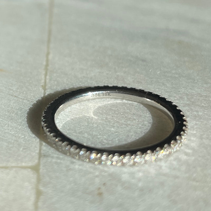 Brilliant Earth Ballad Black and White Diamond Eternity Ring