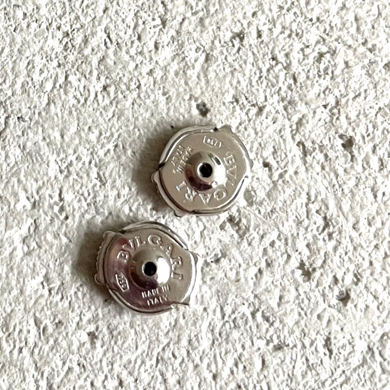 Bulgari 18K Onyx Bvlgari Bvlgari Stud Earrings