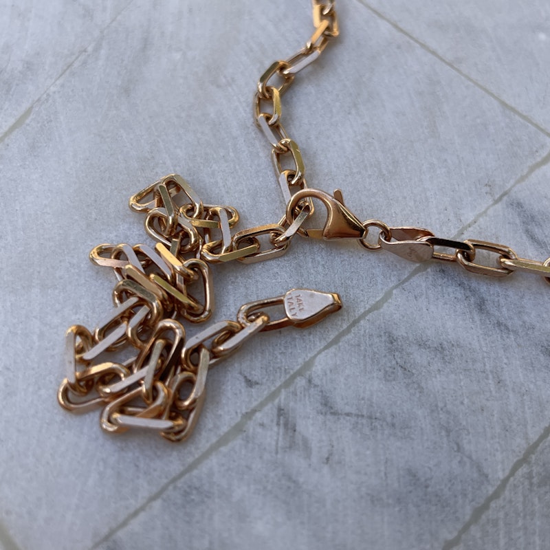 14k RoseGold Starburst Diamond Lariat Y Pendant Necklace