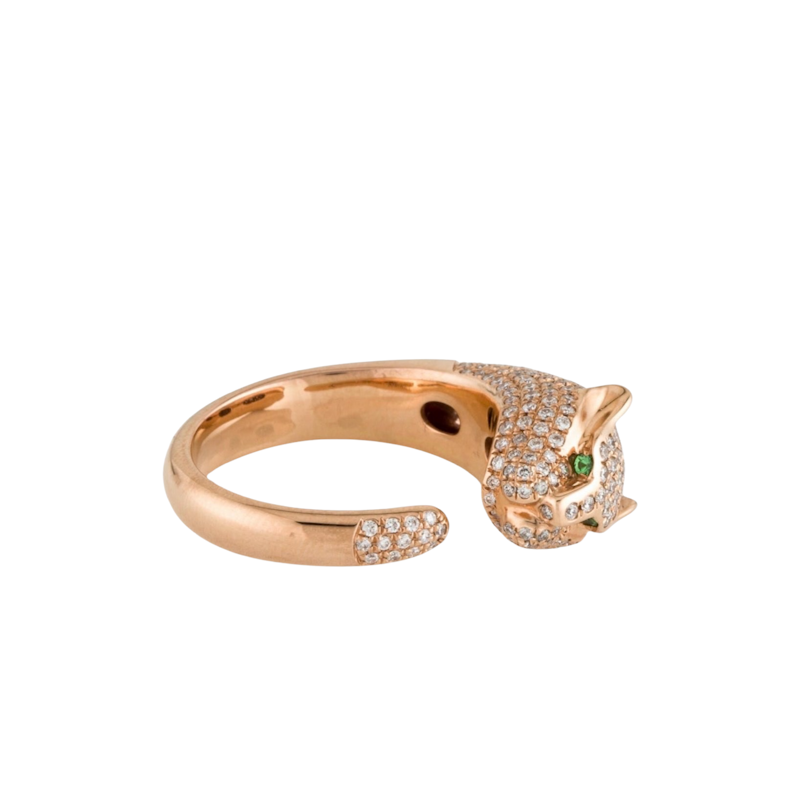 Anita Ko 18k Rose Gold Panther Ring