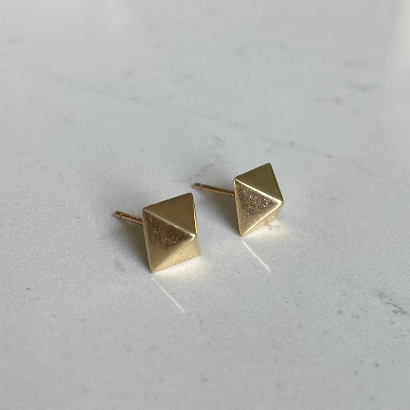 Anita Ko 14k Yellow Gold Spike Stud Earrings