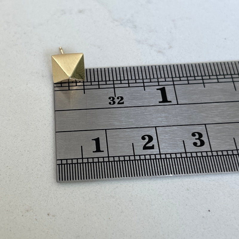 Anita Ko 14k Yellow Gold Spike Stud Earrings