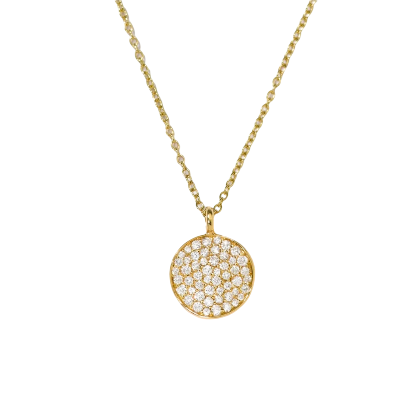 Ippolita 18k Gold Small Flower Diamond Pendant Necklace