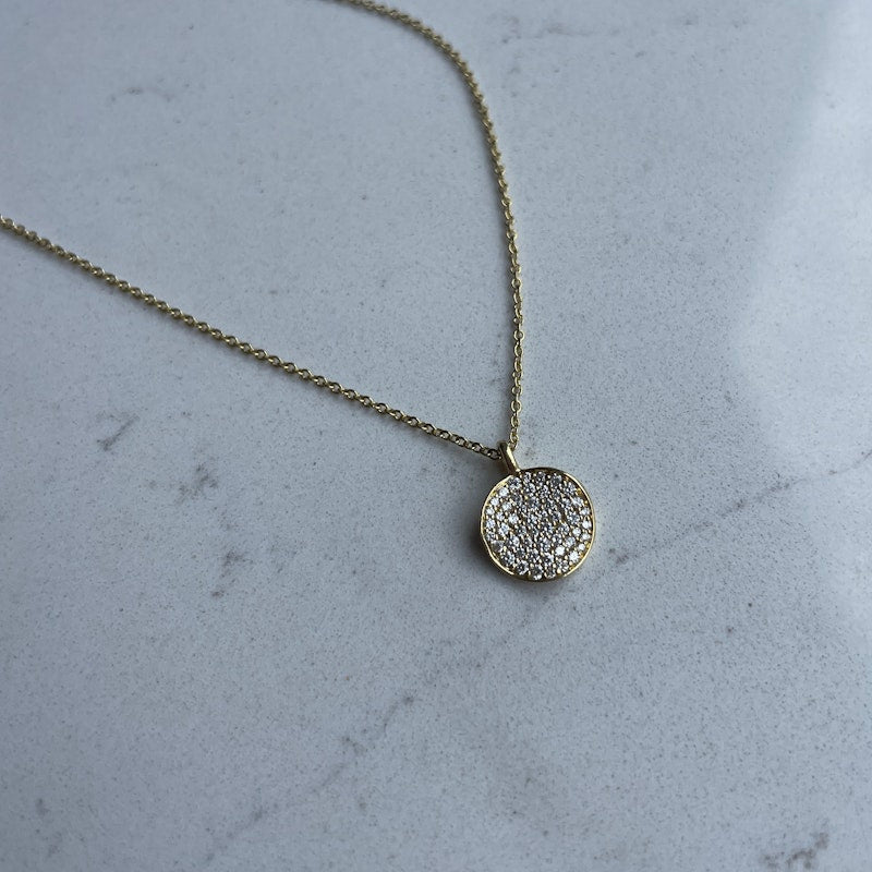 Ippolita 18k Gold Small Flower Diamond Pendant Necklace