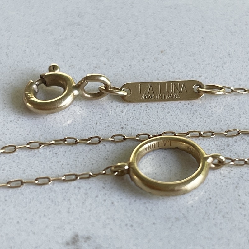 18k Yellow Gold Pavé Diamond Circle Disc Bracelet