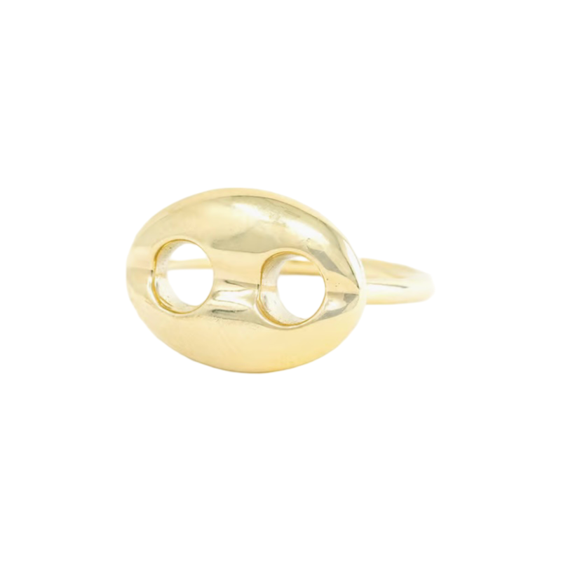 Jenna Blake 18k Yellow Gold Mini Mariner Ring *2/2