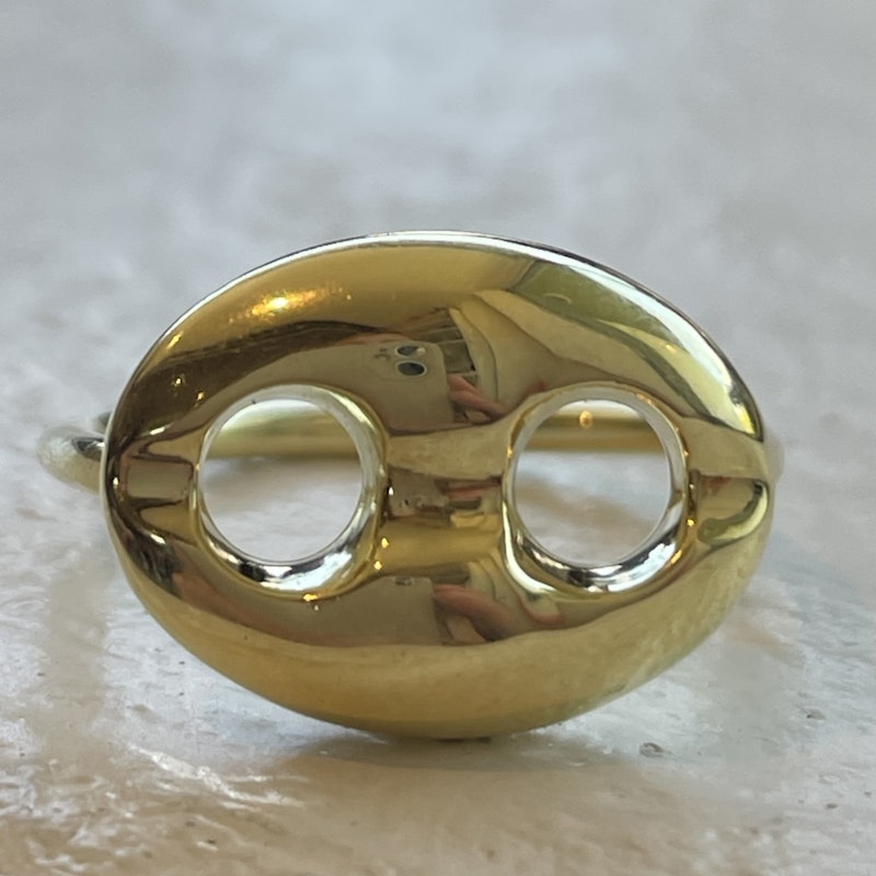 Jenna Blake 18k Yellow Gold Mini Mariner Ring *2/2