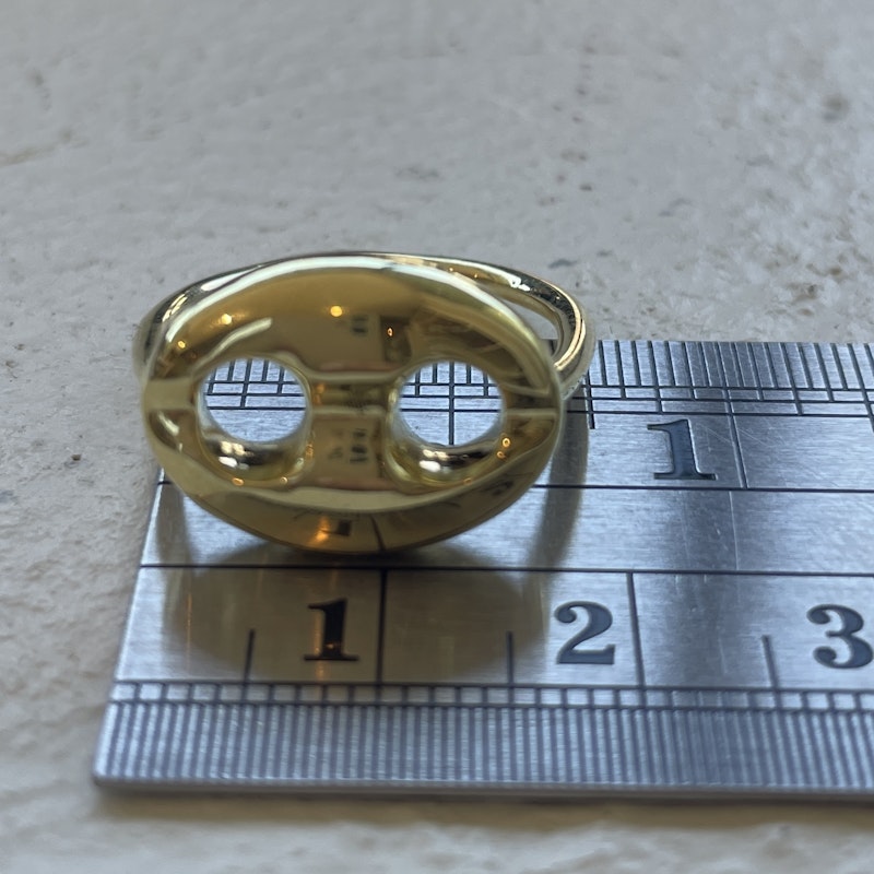 Jenna Blake 18k Yellow Gold Mini Mariner Ring *2/2