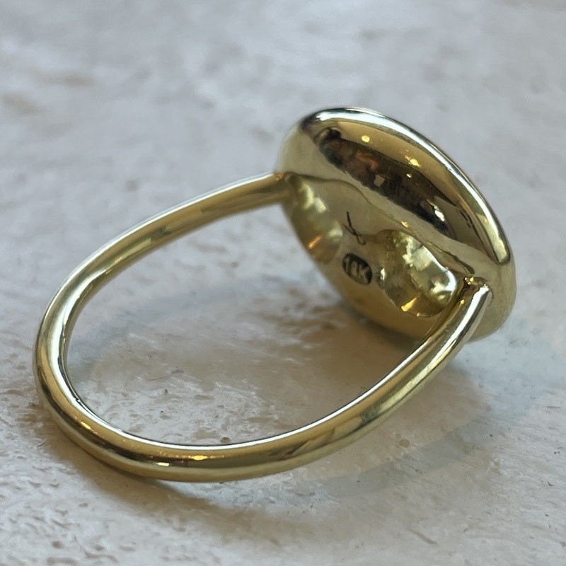 Jenna Blake 18k Yellow Gold Mini Mariner Ring *2/2