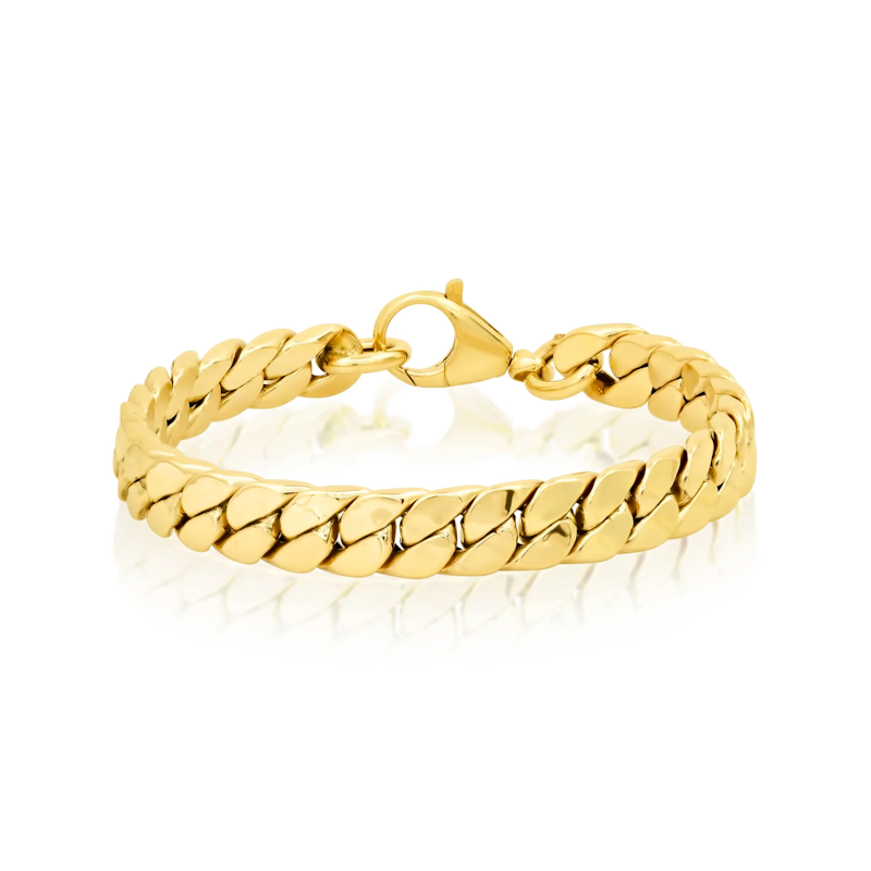 Shylee Rose 14k Yellow Gold Miami Cuban Link Bracelet