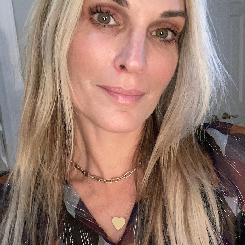 Shylee Rose Diamond+Rose Gold MSxSRJ Medium Heart Necklace