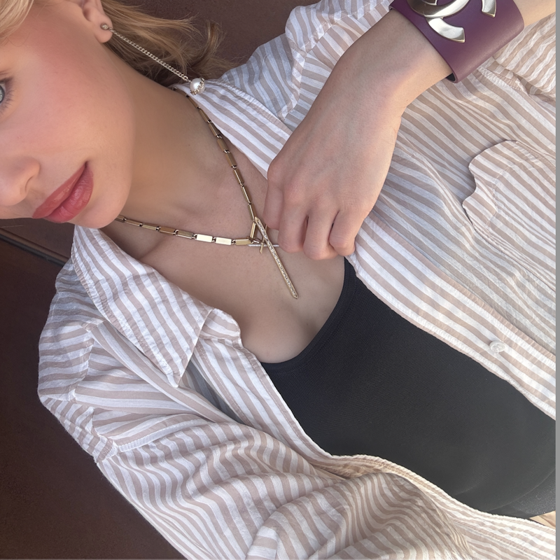 Chanel Pearl and Curb Chain Drop Earrings