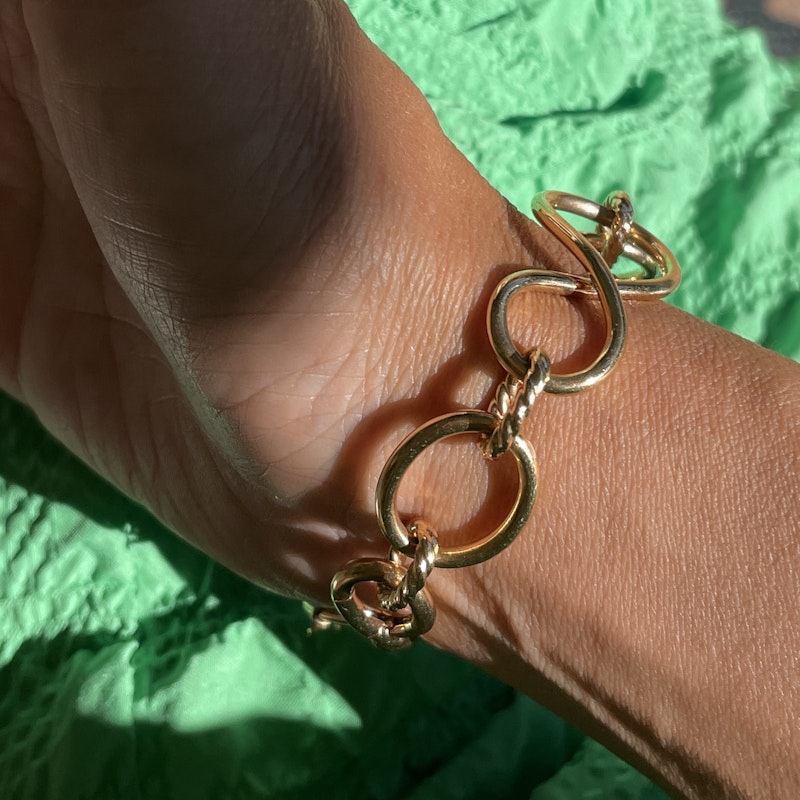 David Yurman 18k Rose Gold Continuance Link Bracelet