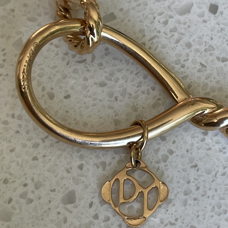 David Yurman 18k Rose Gold Continuance Link Bracelet