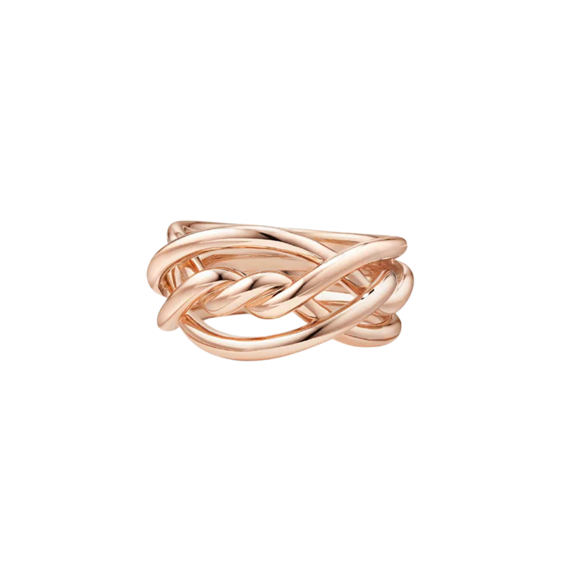 David Yurman 18k Rose Gold Continuance Ring