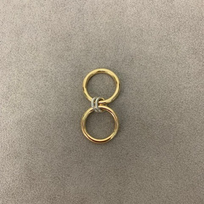 Spinelli Kilcollin 18k Yellow Gold and Sterling Silver Ring
