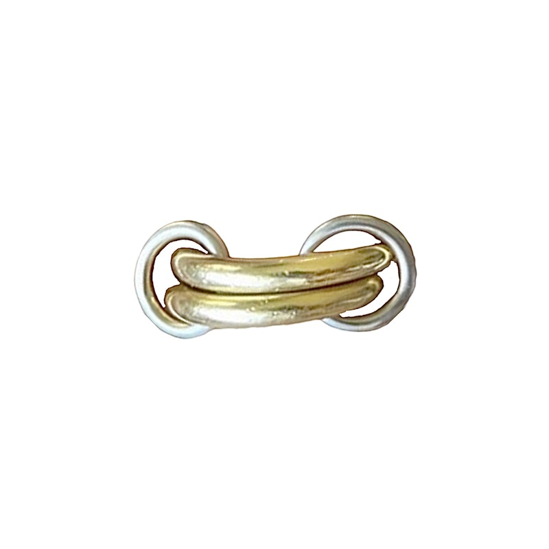 Spinelli Kilcollin 18k Yellow Gold and Sterling Silver Ring