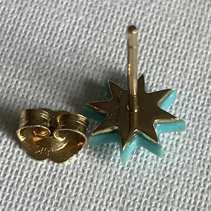 Colette Hardstone Studs Turquoise