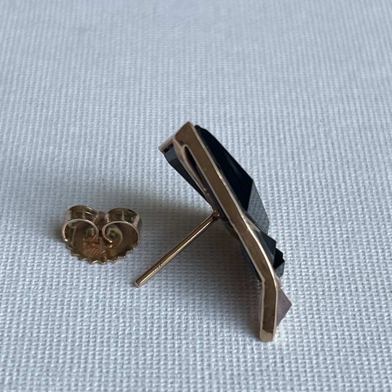 Nak Armstrong 18k Rose Gold Geometric Earcuff Earrings