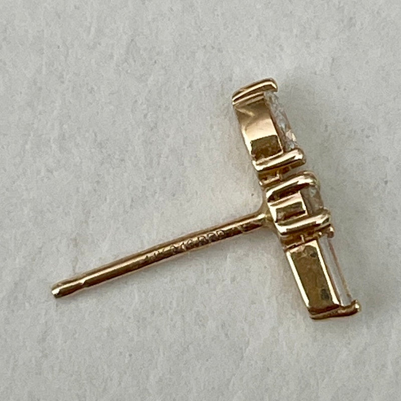Dana Rebecca 14k Yellow Gold Alexa Jordyn Diamond Stud, Single
