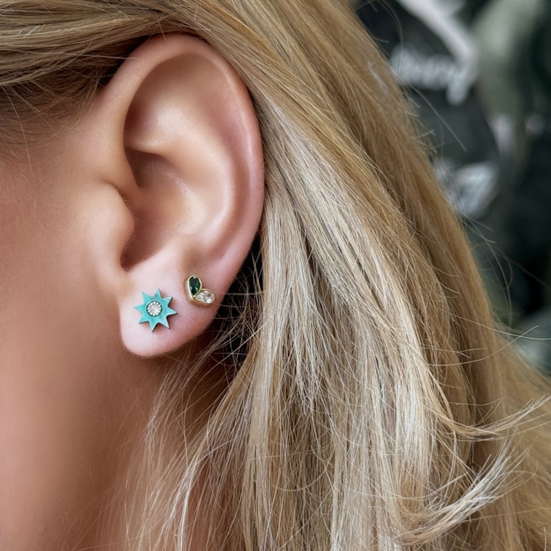 Colette Hardstone Studs Turquoise