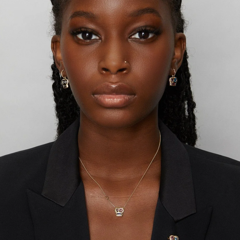 The Maxine Necklace with Sapphires by Scosha
