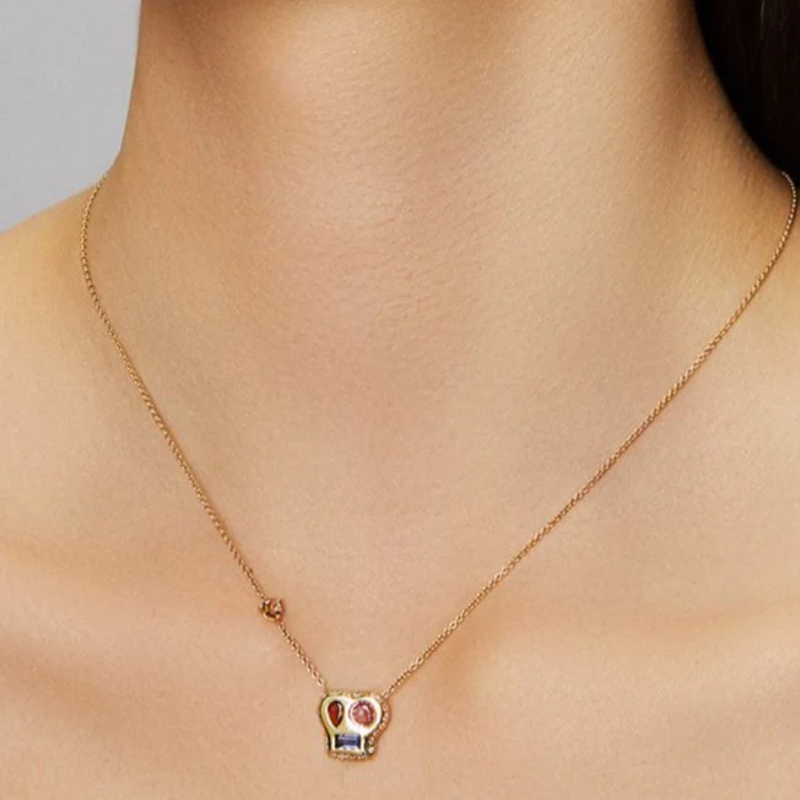 The Maxine Necklace with Sapphires by Scosha