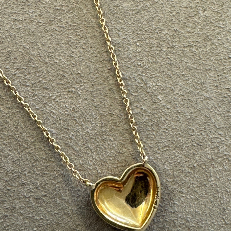 Emily P Wheeler Ombre Pink Sapphire Lucy Heart Necklace