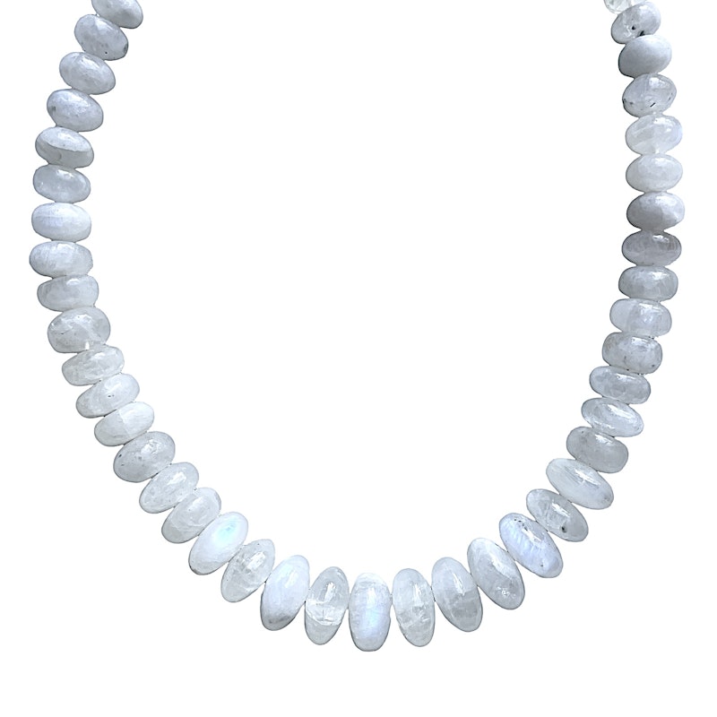 Jacquie Aiche Graduated Moonstone Beaded Necklace