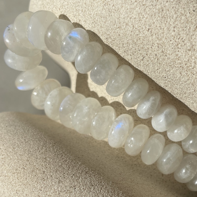 Jacquie Aiche Graduated Moonstone Beaded Necklace