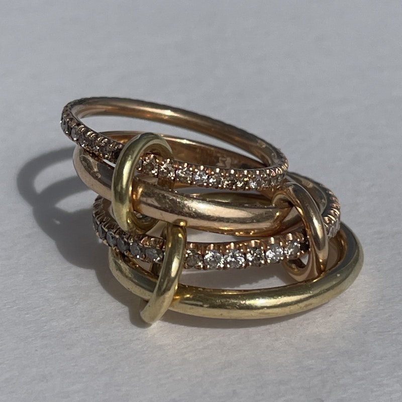 Spinelli Kilcollin 18K Diamond Polaris Ring sz 5.5