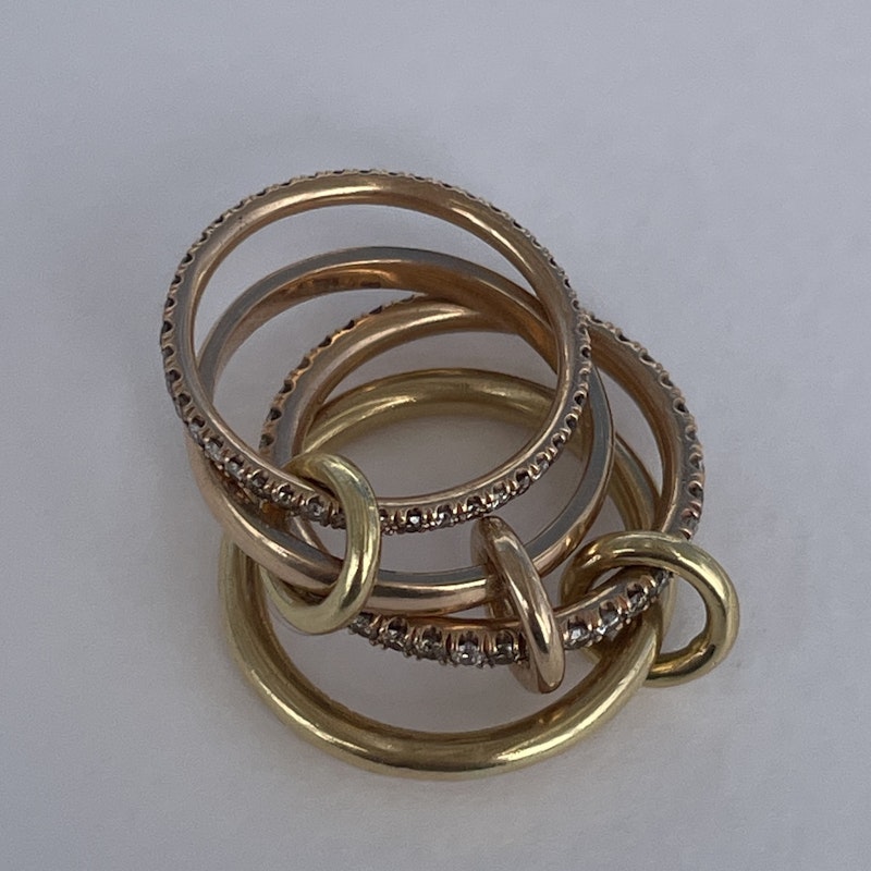 Spinelli Kilcollin 18K Diamond Polaris Ring sz 5.5